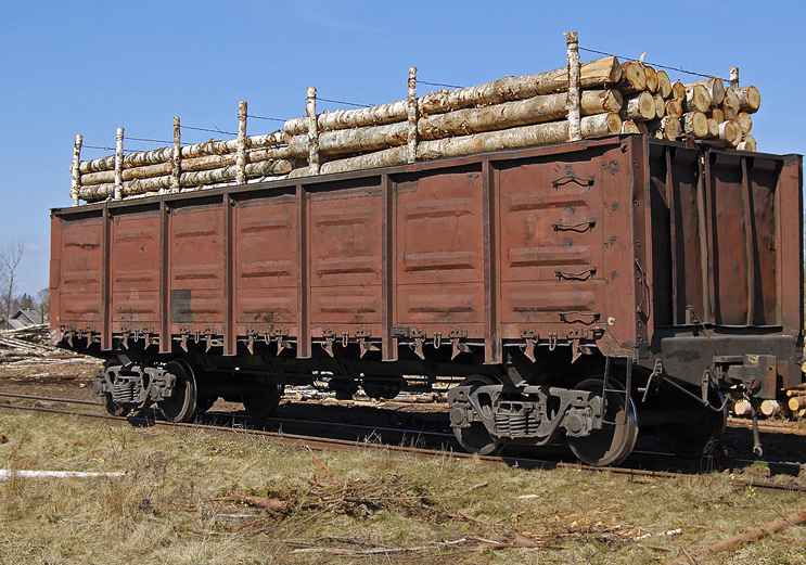 Перевозка ЛЕСА вагонами из Кургана в Ханты-Мансийск