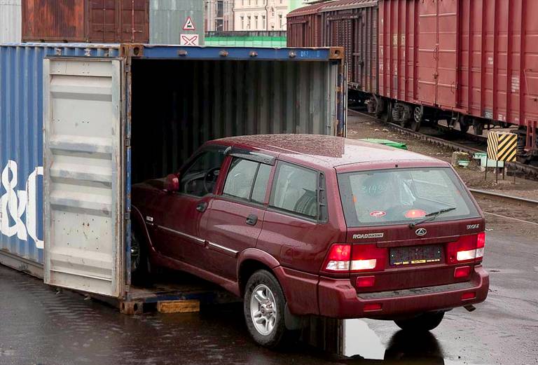 Стоимость перевозки жд контейнером машины из Кинешмы в Хабаровск